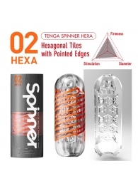 Мастурбатор SPINNER Hexa - Tenga - в Черкесске купить с доставкой
