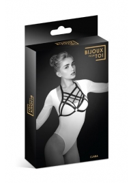 Черная упряжь на грудь Clara - Bijoux Pour Toi - купить с доставкой в Черкесске