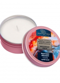 Массажная свеча  Фруктовая фантазия - БиоМед - купить с доставкой в Черкесске