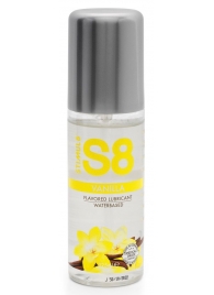 Лубрикант на водной основе Stimul8 Flavored Lube с ванильным ароматом - 125 мл. - Stimul8 - купить с доставкой в Черкесске