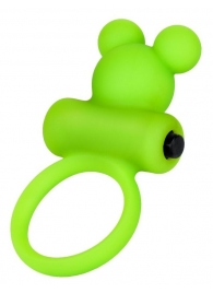 Зеленое виброкольцо на пенис A-Toys - A-toys - в Черкесске купить с доставкой