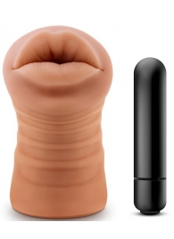 Кофейный мастурбатор-ротик Isabella - Blush Novelties - в Черкесске купить с доставкой