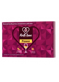 Женский возбудитель мгновенного действия Forte Love Power - 7 ампул (2,5 мл.) - Капиталпродукт - купить с доставкой в Черкесске