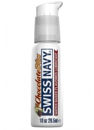 Лубрикант с ароматом шоколада Swiss Navy Chocolate Bliss Lube - 29,5 мл. - Swiss navy - купить с доставкой в Черкесске