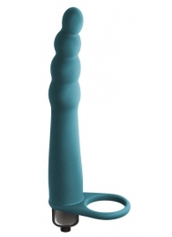 Зеленая вибронасадка для двойного проникновения Bramble - 16,5 см. - Lola Games - купить с доставкой в Черкесске