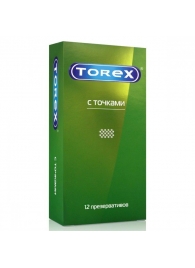 Текстурированные презервативы Torex  С точками  - 12 шт. - Torex - купить с доставкой в Черкесске