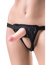 Телесный страпон на трусиках Realstick Jax - 17,9 см. - ToyFa - купить с доставкой в Черкесске