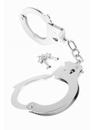Металлические серебристые наручники Designer Metal Handcuffs - Pipedream - купить с доставкой в Черкесске