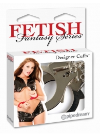 Металлические серебристые наручники Designer Metal Handcuffs - Pipedream - купить с доставкой в Черкесске