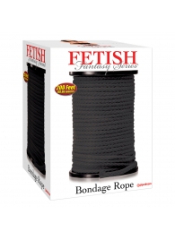 Черная веревка для связывания Bondage Rope - 60,9 м. - Pipedream - купить с доставкой в Черкесске