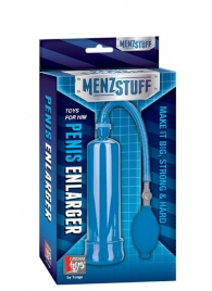 Синяя вакуумная помпа MENZSTUFF PENIS ENLARGER - Dream Toys - в Черкесске купить с доставкой