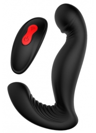 Черный вибромассажер простаты SWIRLING P-PLEASER - Dream Toys - в Черкесске купить с доставкой