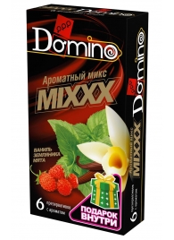Ароматизированные презервативы DOMINO  Ароматный микс  - 6 шт. - Domino - купить с доставкой в Черкесске