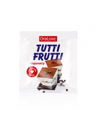 Пробник гель-смазки Tutti-frutti со вкусом тирамису - 4 гр. - Биоритм - купить с доставкой в Черкесске