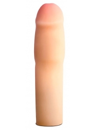 Телесная насадка-удлинитель на пенис PERFORMANCE 1.5INCH COCK XTENDER - 16 см. - Blush Novelties - в Черкесске купить с доставкой