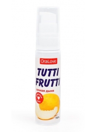 Гель-смазка Tutti-frutti со вкусом сочной дыни - 30 гр. - Биоритм - купить с доставкой в Черкесске