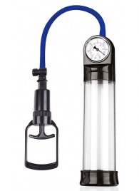 Прозрачная вакуумная помпа Sex Expert с манометром - Sex Expert - в Черкесске купить с доставкой