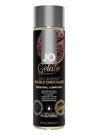 Лубрикант с ароматом шоколада JO GELATO DECADENT DOUBLE CHOCOLATE - 120 мл. - System JO - купить с доставкой в Черкесске