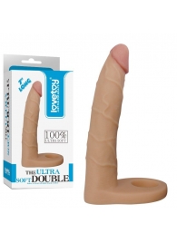 Телесная насадка-фаллоимитатор для двойного проникновения - 17 см. - Lovetoy - купить с доставкой в Черкесске