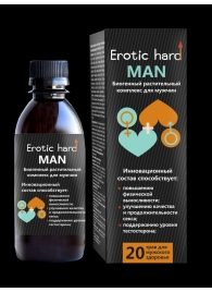 Мужской биогенный концентрат для усиления эрекции Erotic hard Man - 250 мл. - Erotic Hard - купить с доставкой в Черкесске