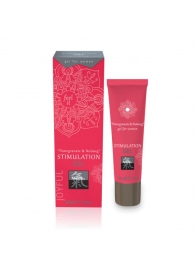 Возбуждающий интимный гель для двоих STIMULATION GEL Pomegranate   Nutmeg - 30 мл. - Shiatsu - купить с доставкой в Черкесске