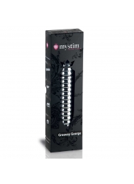 Рельефный фаллос для интенсивного электросекса Groovey George - 20 см. - MyStim - купить с доставкой в Черкесске