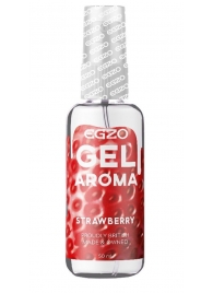 Интимный лубрикант EGZO AROMA с ароматом клубники - 50 мл. - EGZO - купить с доставкой в Черкесске