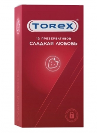 Презервативы Torex  Сладкая любовь  с ароматом клубники - 12 шт. - Torex - купить с доставкой в Черкесске