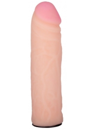 Пояс-трусики с насадкой Glamour Silver - 15,5 см. - LOVETOY (А-Полимер) - купить с доставкой в Черкесске