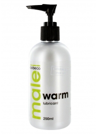 Лубрикант с согревающим эффектом MALE Cobeco Warm Lubricant - 250 мл. - Cobeco - купить с доставкой в Черкесске