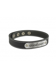 Чокер с белой строчкой Good Girl - Sitabella - купить с доставкой в Черкесске
