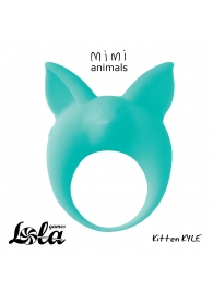 Зеленое эрекционное кольцо Kitten Kyle - Lola Games - в Черкесске купить с доставкой