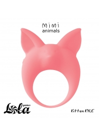 Оранжевое эрекционное кольцо Kitten Kyle - Lola Games - в Черкесске купить с доставкой