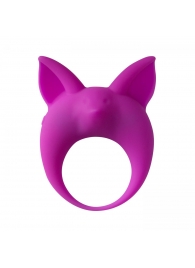 Фиолетовое эрекционное кольцо Kitten Kyle - Lola Games - в Черкесске купить с доставкой