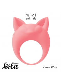 Оранжевое эрекционное кольцо Lemur Remi - Lola Games - в Черкесске купить с доставкой