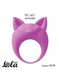 Фиолетовое эрекционное кольцо Lemur Remi - Lola Games - в Черкесске купить с доставкой