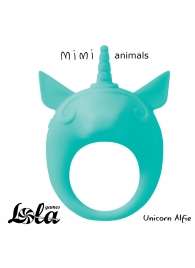 Зеленое эрекционное кольцо Unicorn Alfie - Lola Games - в Черкесске купить с доставкой