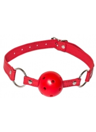 Красный кляп-шарик Firecracker - Lola Games - купить с доставкой в Черкесске