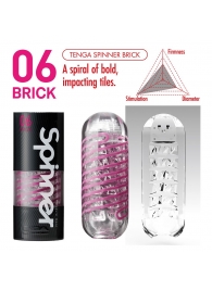 Мастурбатор SPINNER Brick - Tenga - в Черкесске купить с доставкой