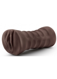 Коричневый мастурбатор-вагина Hot Chocolate Brianna - Blush Novelties - в Черкесске купить с доставкой