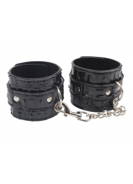 Черные наручники Surrender Wrist Restraints - Chisa - купить с доставкой в Черкесске