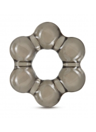 Дымчатое эрекционное кольцо Stay Hard Thick Bead Cock Ring - Blush Novelties - в Черкесске купить с доставкой