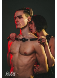 Черный кляп Love Addict на замочке - Lola Games - купить с доставкой в Черкесске