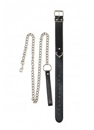 Черный ошейник с поводком Wild - Lola Games - купить с доставкой в Черкесске