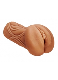 Кофейный мастурбатор-вагина Dumpling - Lola Games - в Черкесске купить с доставкой