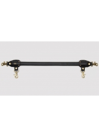 Черная распорка для ног Bound to You Faux Leather Spreader Bar - 50,8 см. - Fifty Shades of Grey - купить с доставкой в Черкесске