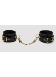 Черные оковы на ноги Bound to You Faux Leather Ankle Cuffs - Fifty Shades of Grey - купить с доставкой в Черкесске