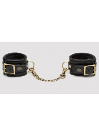 Черные наручники Bound to You Faux Leather Wrist Cuffs - Fifty Shades of Grey - купить с доставкой в Черкесске