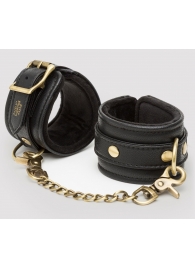 Черные наручники Bound to You Faux Leather Wrist Cuffs - Fifty Shades of Grey - купить с доставкой в Черкесске