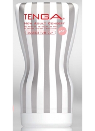 Мастурбатор TENGA Squeeze Tube Cup Soft - Tenga - в Черкесске купить с доставкой